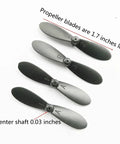 Mini 42mm Nylon Propellers AB Positive And Negative Fly Ready For RC Quadcopter Drone Central Axis 0.8mm Durable Propeller Blades Set
