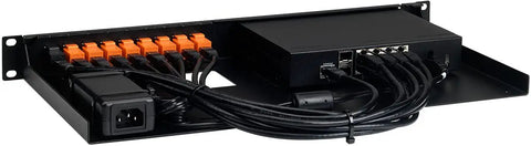 Premium Next Generation Firewall Secure Upgrade Plus Three Year Advanced Support Rack Mount Kit Desktop Ngfw With 5 Gigabit Ethernet showing ports and cables.