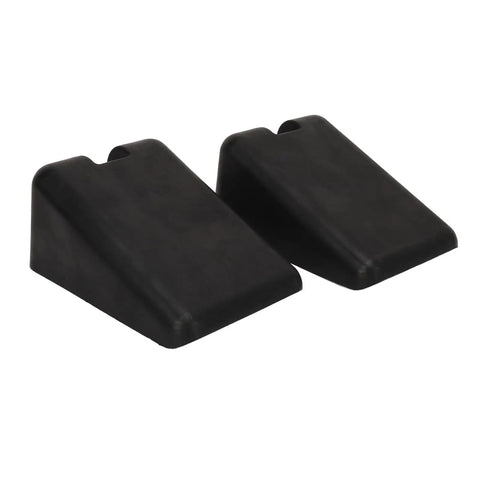 Rugged Rubber Hood Bumper Kit For Kenworth T680 And T880 Plus Peterbilt 567 579 Ensures Perfect Fit With Durable Design To Keep Your Rig Looking Cool And Acting Tough On The Road Every Single Day Without Fail. black rubber hood bumpers set