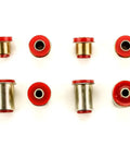 Beefed Up Front Suspension Kit With Polyurethane Greasable Tie Rods Bushings Ball Joints And Idler Arm For Chevy Monte Carlo 1971 1972 6.6L 7.4L Complete Front End Upgrade - red polyurethane bushings