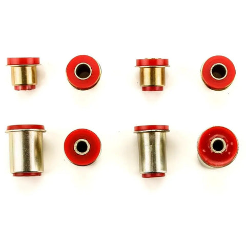 Beefed Up Front Suspension Kit With Polyurethane Greasable Tie Rods Bushings Ball Joints And Idler Arm For Chevy Monte Carlo 1971 1972 6.6L 7.4L Complete Front End Upgrade - red polyurethane bushings
