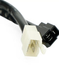 Close-up of connectors on Beefed Up Bike Voltage Rectifier Regulator For Navigator 1000 2000 2001 2002 2003 2004 2005