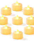 24 Pack Battery Operated Tea Lights With Realistic Flicker And Cozy Warm Glow Flameless Votive Candles For Wedding Centerpieces