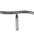 Vkinman curved lathe tool rest with 1-inch post, chrome-plated metal