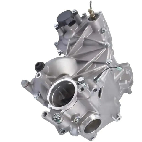 High Torque Industrial Gearbox Built Different For Smooth Shifting Up To 1000 Rpm Reliable Automotive And Motorcycle Drive Unit side view with detailed design.