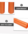 Orange lightweight and easy-to-carry Telescopic Poster Tube Holder 52 To 95 Cm Expandable Mailing Tube with strap