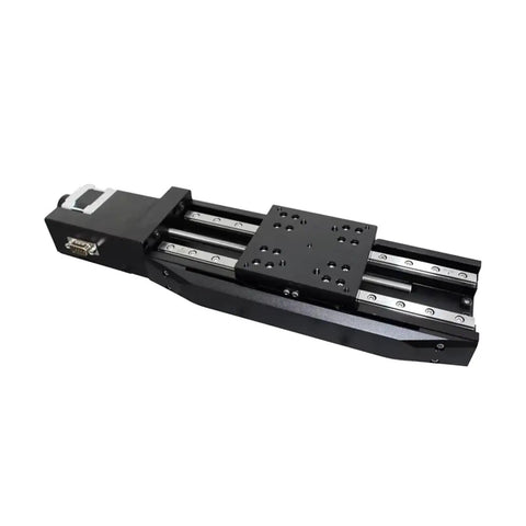 Rock Solid Motorized Linear Translation Stage Spot On Precision Displacement Platform With Stepper Motor And Elastic Coupling for lab use