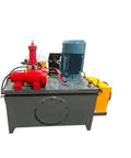 Vertical Hydraulic Pump Station System With 7.5 KW Servo Motor Assembly showing robust oil power unit for heavy duty fluid work.