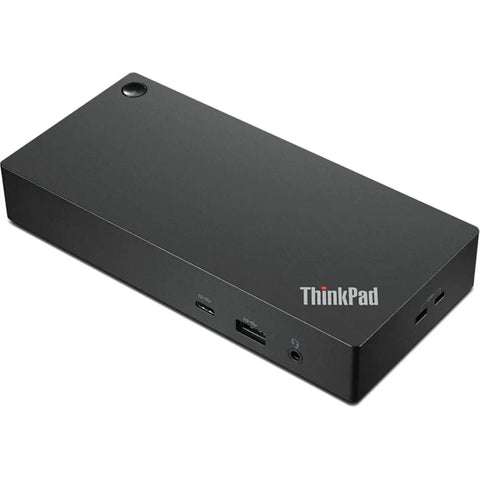 Slick Grind Ready Workspace Bundle Featuring Universal Smart USBC Docking Station with ports for fast charging and data transfer.