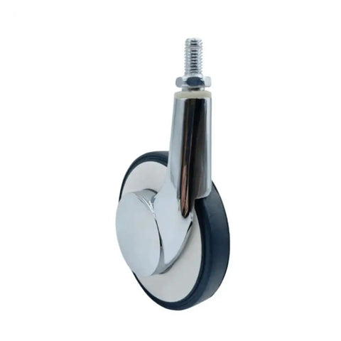 3 Inch Silent Swivel Furniture Caster with Screw Rod Mount, Part of Four Piece Set, Suitable for Tables and Chairs.