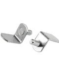 Heavy Duty Cabinet Shelf Clips 50pcs Set For Laminate Shelves Durable Furniture Hardware Brackets with central axis clamp