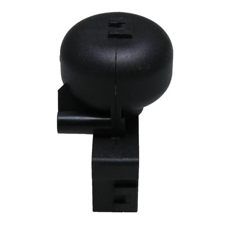 Front view of Anti Tilt Dump Switch for Patio Heaters, 125V to 250V AC, 16A flip switch with durable ABS body and two terminals.