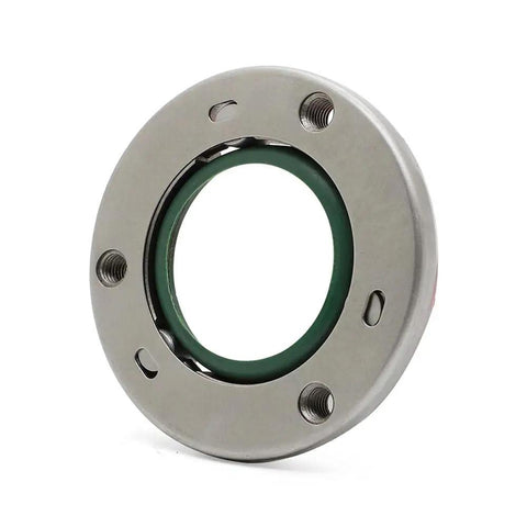 Heavy Duty Atv Starter Clutch With Three Sprag Bearings And Mounting Screws For Cg200 Cg250 Engines Featuring Fifty Five Millimeter Bore And Eighty Eight Millimeter Outer Diameter, metal housing with threaded mounts.