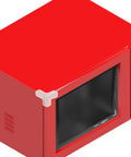 20 Pack Soft PVC Corner Guards For Furniture Edge Safety on red microwave