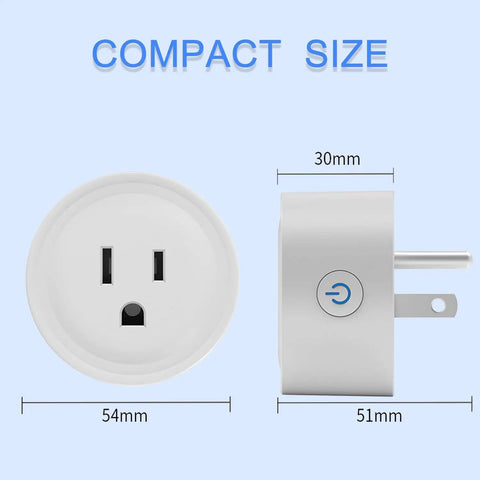 Alexa Only Smart Plug Duo With One Tap Setup And Voice Control, Remote Access, Timer And Schedule, Grouping, Bluetooth Mesh Outlet, Echo Required, No App Needed, 2 Pack