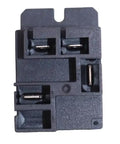 Back view of General Purpose 24VDC Relay for 240VAC Loads Up to 30A, 832AW-1A-F-C1, showing connection ports