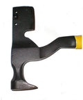 Heavy Duty Magnetic Roofing Hatchet Hammer With Killer Magnet And Rock Solid All Steel Build side view showing claw and grip.