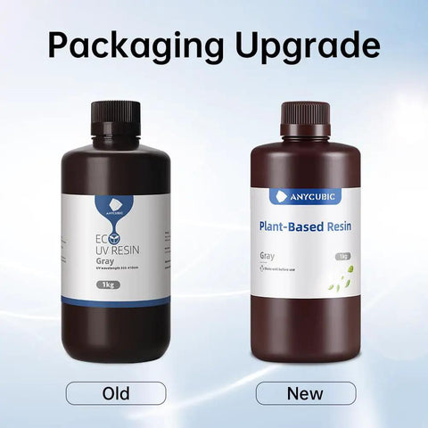 Plant Based White 3D Printer Resin For LCD Machines With Low Odor Soy Formula Dead Nuts Precise Details Fast Curing 405Nm Ultraviolet Blend Smooth Layers And No Stress Cleanup One Kilogram Batch