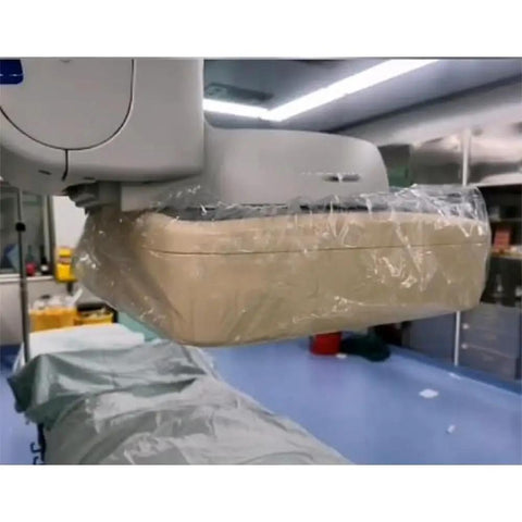 Disposable CT Head Cover For C Arm X Ray Tubes Latex Free Sterile Shield Waterproof And Dustproof 24 Inch Diameter installed