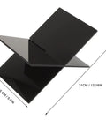 Multi Function Desktop Book Stand For Reading Bible Cookbooks Mags And Tablets Large Black Holder 31cm by 15cm