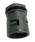 Cable Gland Tube Connector For Corrugated Conduits Black AD25 Fittings With M25x1.5 Thread Screw In Joint on white background