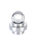 Heavy Duty 304 Stainless Steel Spherical Insert Bearing Rock Solid SUC Series Oil Seal front view showcasing precision engineering.