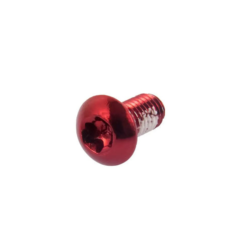 Red Mountain Bike Brake Disc Rotor Bolts Beefy Stainless T25 Steel Six Bolt Hardware For 140mm 160mm 180mm 203mm Rotors