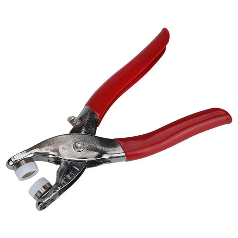 Easy Press Snap Fastener Pliers Kit With 108 Snaps 3/16 Inch for Shirts Jeans Jackets Bags and Crafts Clean Finish Quick Install Centering Rubber