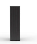 Side view of 19 Cubic Ft Heavy Duty Resin Cabinet With Lockable Handles Multi Wall Construction And Metal Reinforced Shelves For Basement