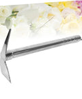 Double Use Garden Hoe And Pickaxe Made From Stainless Steel Lightweight Durable Hand Tool For Planting And Weeding Digging