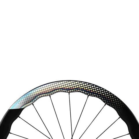 Carbon Fiber Tubeless 700C Road Wheelset With Disc Brakes 50mm Depth 28mm Internal Width UD Glossy Finish For Shimano 8 To 12 Speed Through Axle