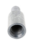 Earth Auger Head Bit Arbor Connector Adapter For Water Borer Tool in steel, front view showing screw threading, durable design.