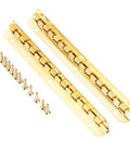Butt Door Hinge Set Of 2 Pieces 100mm Long 9mm Wide Iron Hinges For Furniture Cabinets Wooden Gift Boxes Jewelry Boxes Wine Boxes And Tool Boxes Antique Decorative Hardware With Screws Included Durable And Easy To Install