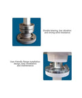 Details of 400W Wind Turbine Generator Kit for Home and Marine Use Vertical Axis Wind Generator with double bearings and flange design.