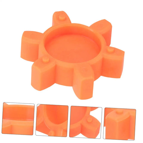 Flexible Rubber Spider Insert For Plum Couplings 40mm Outer Diameter Heavy Duty Jaw Coupling Pad Pro Grade Shock Absorbing Vibration Dampening