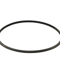 Close-up of a replacement lathe belt for WM210V and 5M375, made of beefy elastic polyurethane, shock absorbing and vibration reducing.