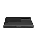 Heavy Duty Dual Mode Usb4 And OcuLink Egpu Dock With Straight Up 80Gbps Speeds Integrated M2 Nvme Bay Atx Sfx Power Hookup Thunderbolt 5 Ready Pc Gaming Rig Extender top view with ATX power slot and sleek design.