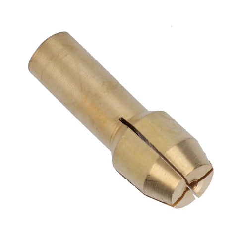 Image of a single brass collet from Set Of 10 Dope Mini Brass Collets For Rotary Tools 0.5-3.2mm Chuck Size Fits Electric Grinders And Mini Drills