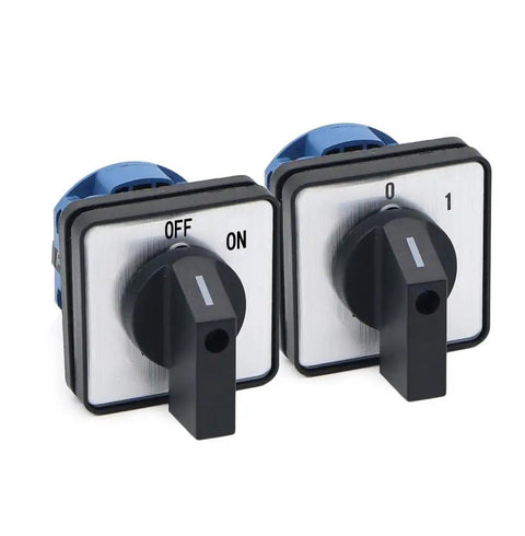 Universal Reversing Changeover Switch With Two to Three Gear System, Dual Off On Cutoff Button, High Amp 32A 63A 125A, Heavy Duty Industrial Switch for Quick Shutoff and Reliable Redundancy, dual rotary switches