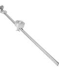 Heavy Duty Stainless Steel Welding Torch Compass Roller Guide With Built-In Scale For Cutting Gauge, 50cm length.