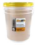 5 gallon pail of 19 Grade Vacuum Pump Oil For Rotary Vane Pumps, 5 Gallon Pro Grade Lubricant That Keeps Edwards, Welch, Leybold, And Agilent Gear Cool, Extends Pump Life, High Viscosity, Molecularly Distilled For General Use.