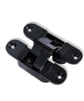Three Dimensional Invisible Door Hinge Kit For Wooden Doors With 180 Degree Inside And Outside Swing Hidden Gold Finish Right Hand Open