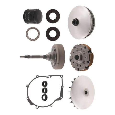 Wet Clutch Carrier Drum Housing Primary Sheave One Way Replacement Kit for UTV500 UTV700 components displayed