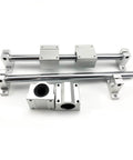 2Pcs SCS30UU Aluminum Linear Motion Ball Bearing Box Bushing 72mm Long Linear Roller Bearing Slide Block for CNC and 3D Printer Projects