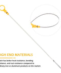 Professional Double Hole Engine Oil Dipstick Replacement OEM CJ5Z6750A with yellow end and flexible design for Ford Lincoln 2.0L EcoBoost