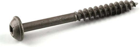 Protec-Kote Outdoor Pocket Screws 2-1/2 Inch Coarse Thread With Maxi-Loc Head, weather resistant, close-up on screw design