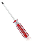 Hardcore T20 Torx Star Security Screwdriver Featuring Knuckle Friendly Grip And Ballistic High Carbon Steel Blades Built Like A Tank For Serious Automotive And Home Repair Jobs Anywhere, with a 100mm shaft.