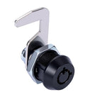 Two Pack Tubular Cam Toolbox Lock Replacement With Hook Cam Keyed Alike Five Eighth Inch Cylinder Black Zinc Alloy