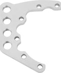 Adjustable 9 Inch Ford Panhard Bar Mounting Bracket With Multiple Roll Center Settings IMCA Approved Steel Construction For Rear End Suspension Racing Cars And Offroad Projects Durable Steel, silver steel bracket