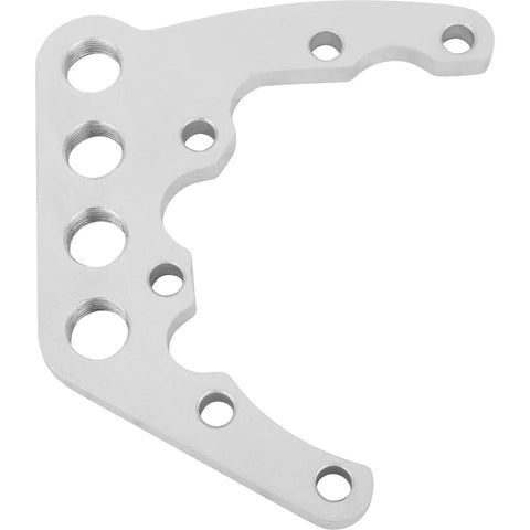 Adjustable 9 Inch Ford Panhard Bar Mounting Bracket With Multiple Roll Center Settings IMCA Approved Steel Construction For Rear End Suspension Racing Cars And Offroad Projects Durable Steel, silver steel bracket